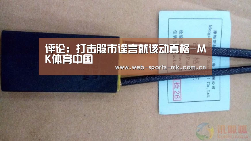 评论:打击股市谣言就该动真格-MK体育中国(图3) MK SPORT
